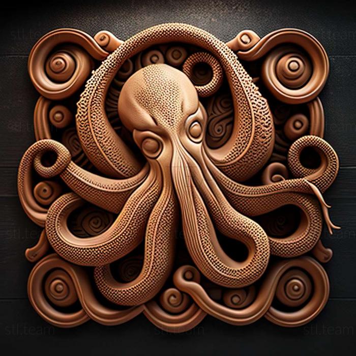 3D model Octopus mimus (STL)